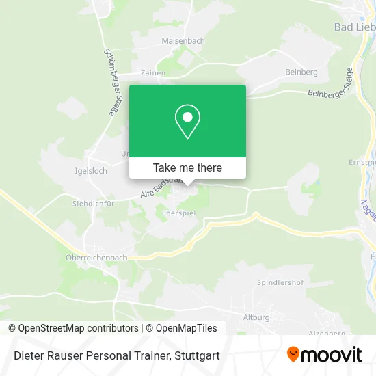 Dieter Rauser Personal Trainer map