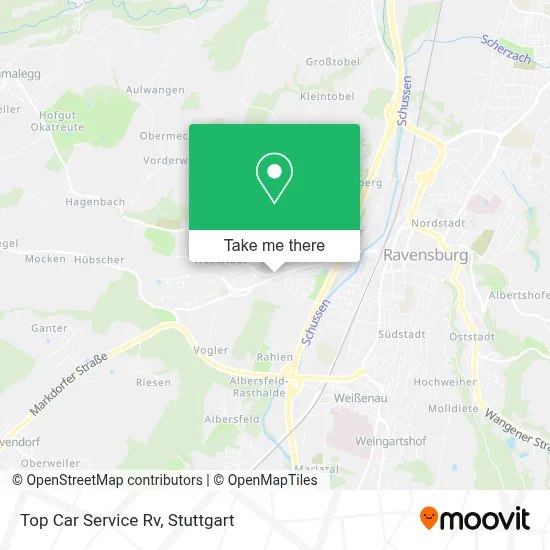Top Car Service Rv map