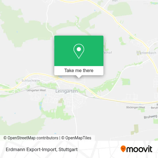 Erdmann Export-Import map