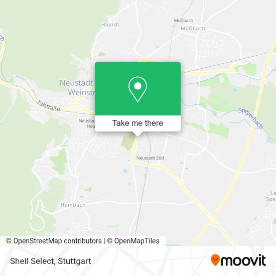 Shell Select map
