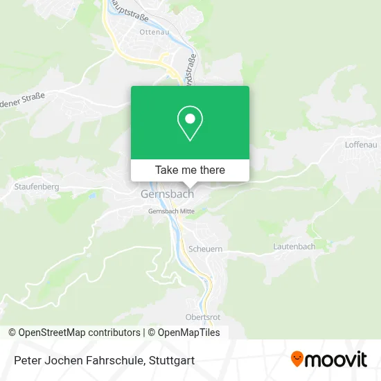 Peter Jochen Fahrschule map