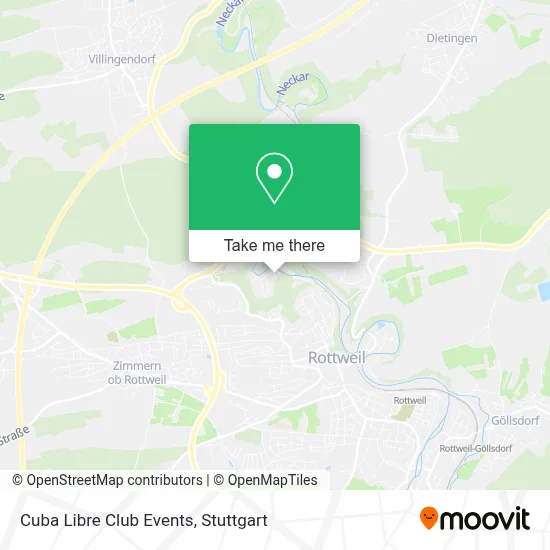 Cuba Libre Club Events map
