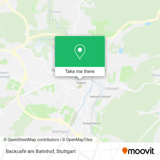 Backcafe am Bahnhof map