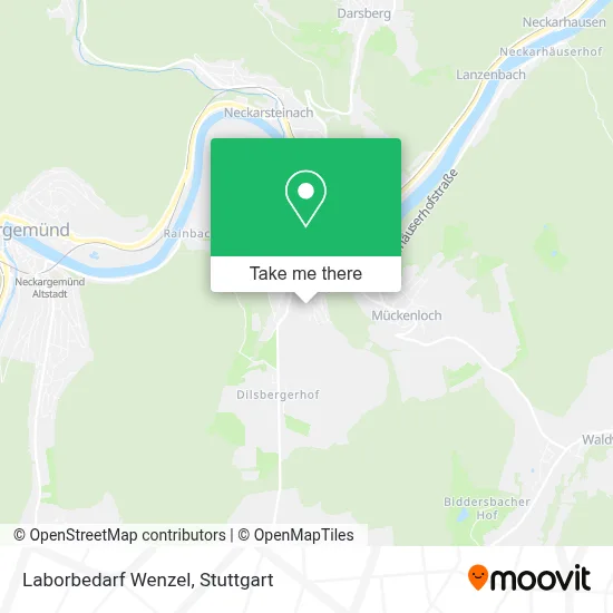 Laborbedarf Wenzel map