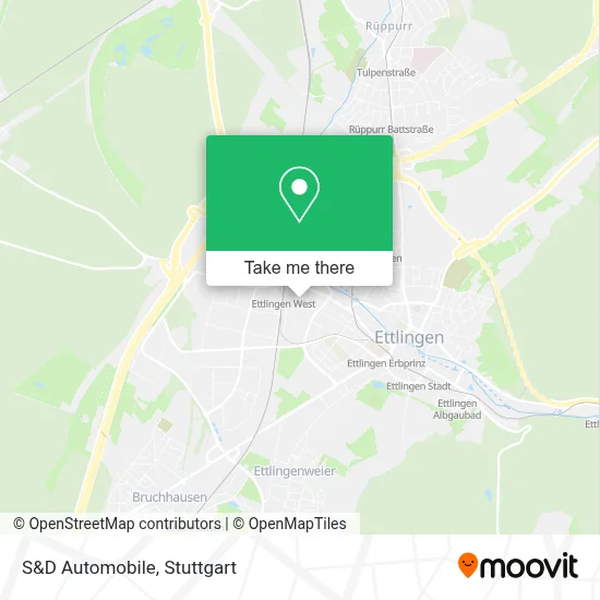 S&D Automobile map
