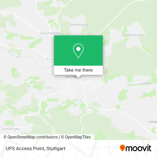 Ups Access Point map