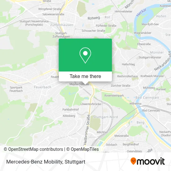 Mercedes-Benz Mobility map