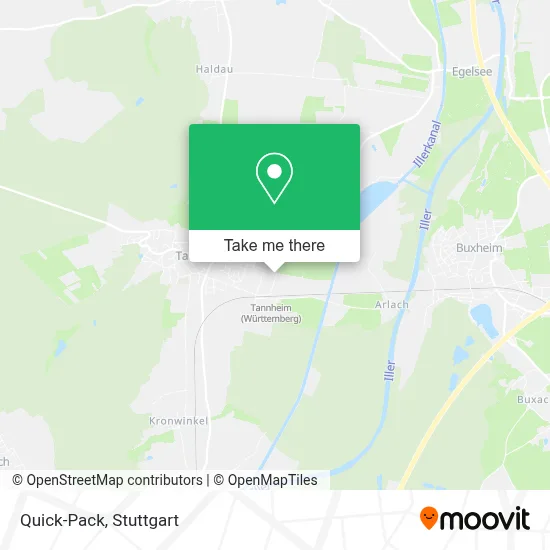 Quick-Pack map