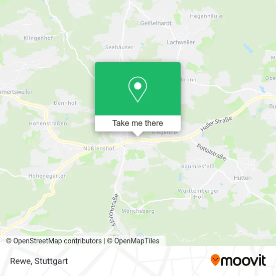 Rewe map