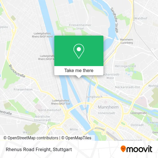 Rhenus Road Freight map