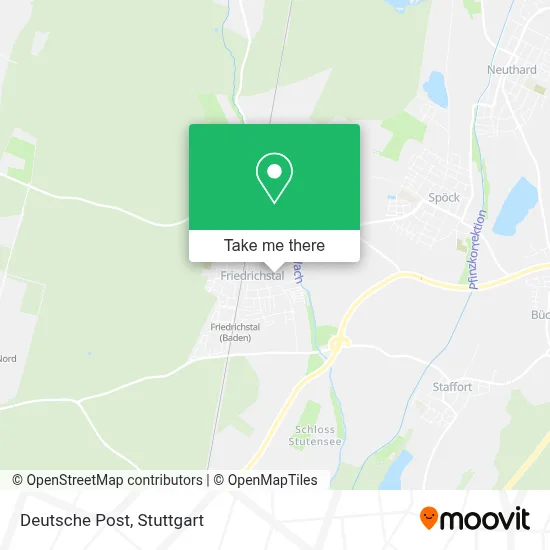 Deutsche Post map