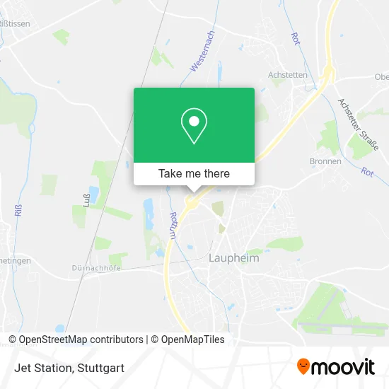 Jet Station map