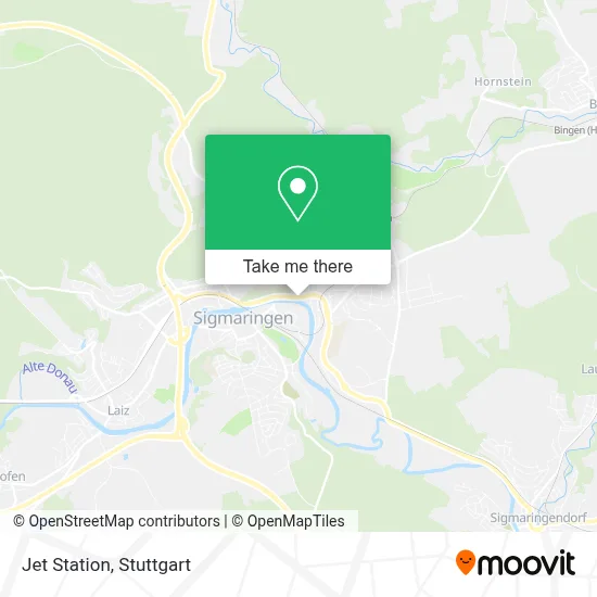 Jet Station map