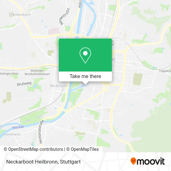 Neckarboot Heilbronn map
