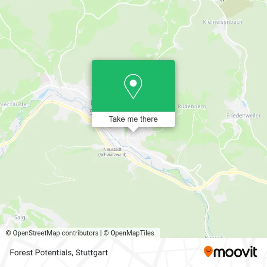 Forest Potentials map