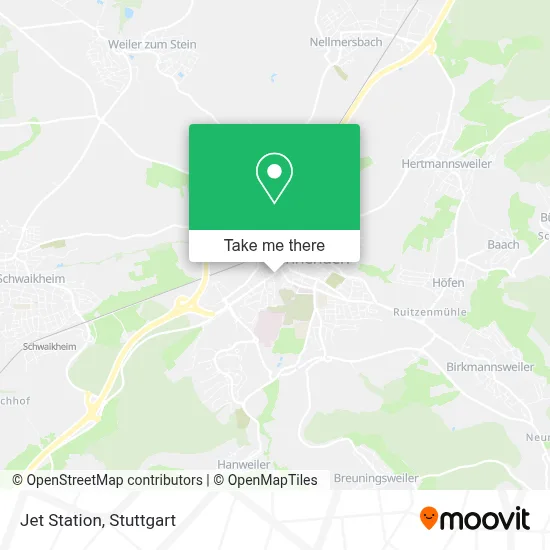 Jet Station map