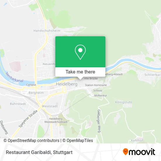 Restaurant Garibaldi map