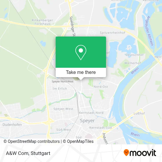 A&W Com map