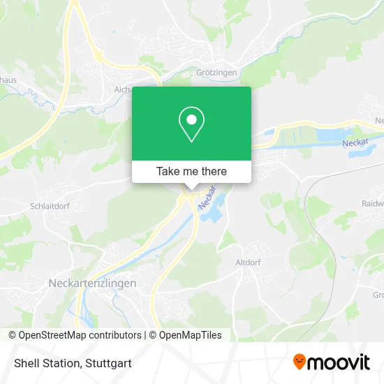 Shell Station map