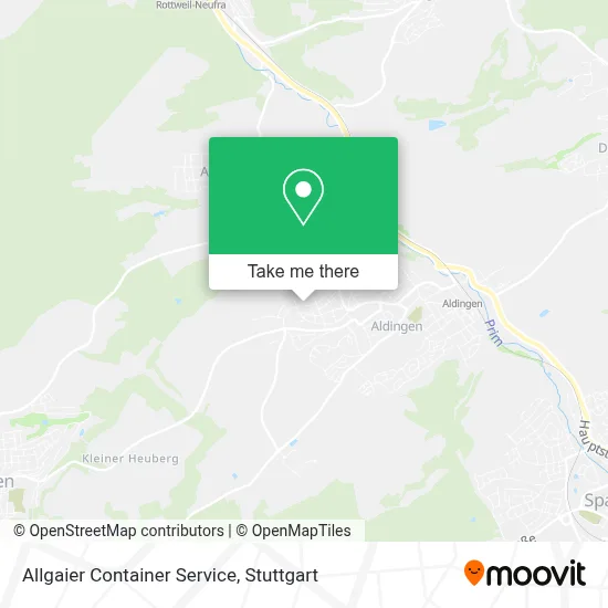 Allgaier Container Service map