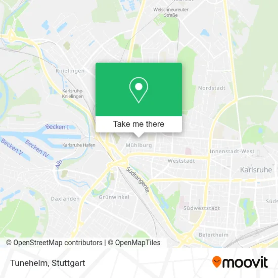 Tunehelm map