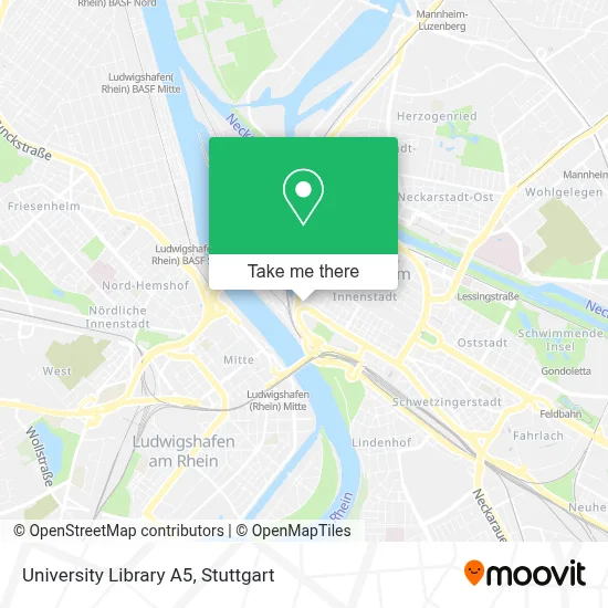 University Library A5 map