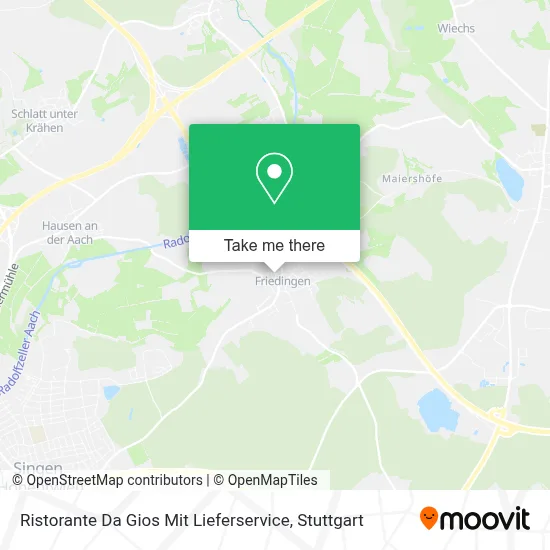 Ristorante Da Gios Mit Lieferservice map
