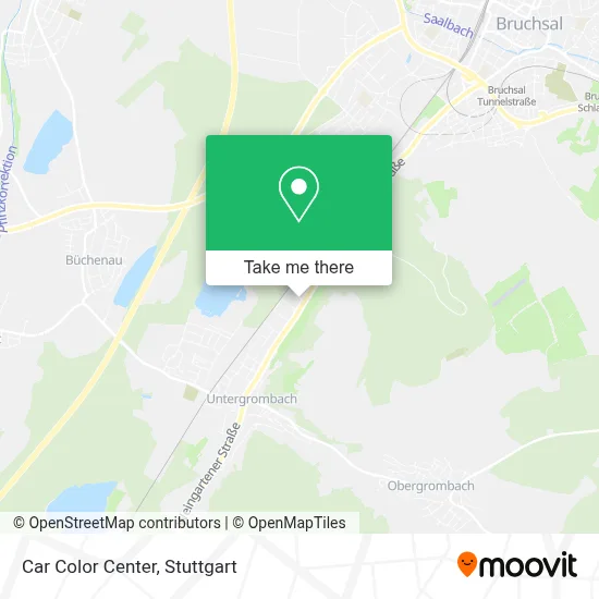 Car Color Center map