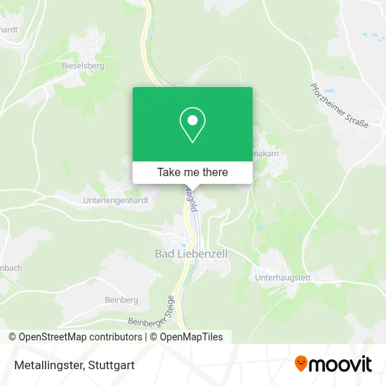Metallingster map