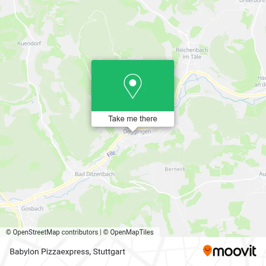 Babylon Pizzaexpress map