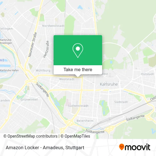 Amazon Locker - Amadeus map
