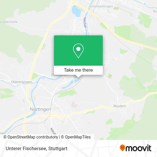 Unterer Fischersee map