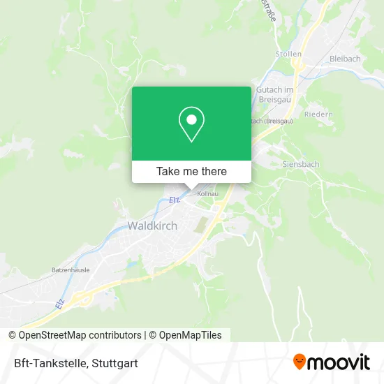 Bft-Tankstelle map
