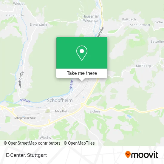 E-Center map