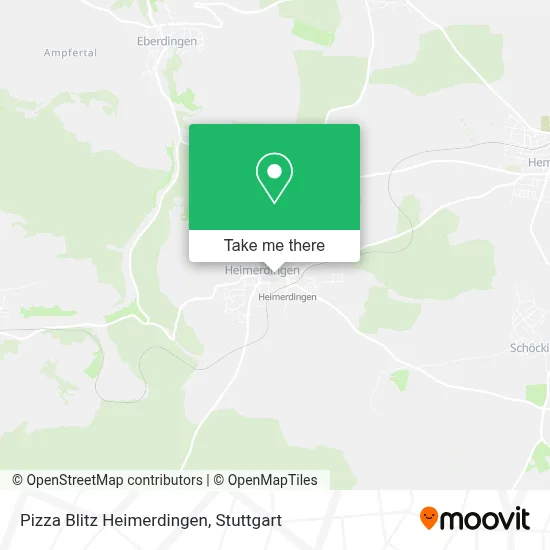 Pizza Blitz Heimerdingen map