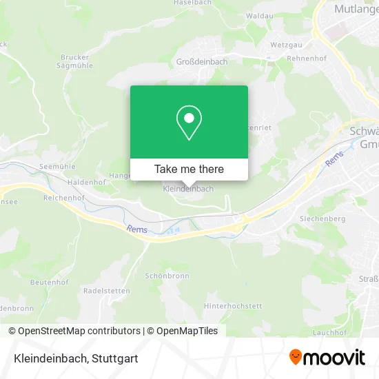 Карта Kleindeinbach