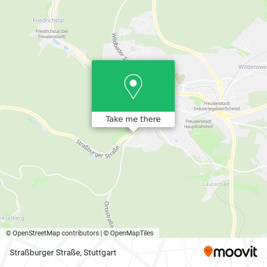 Straßburger Straße map