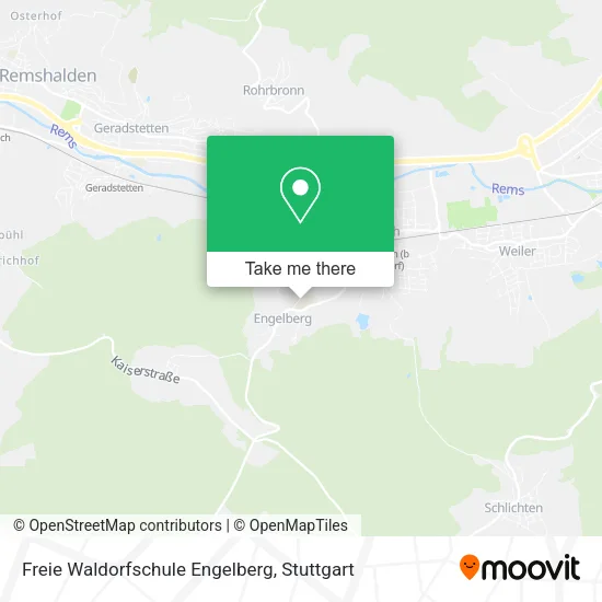 Карта Freie Waldorfschule Engelberg