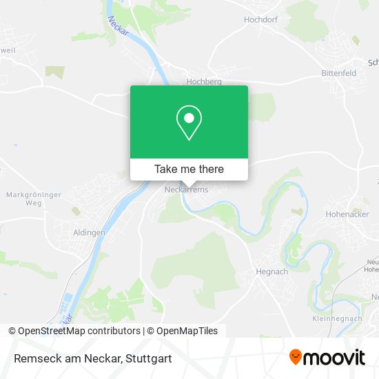 Карта Remseck am Neckar