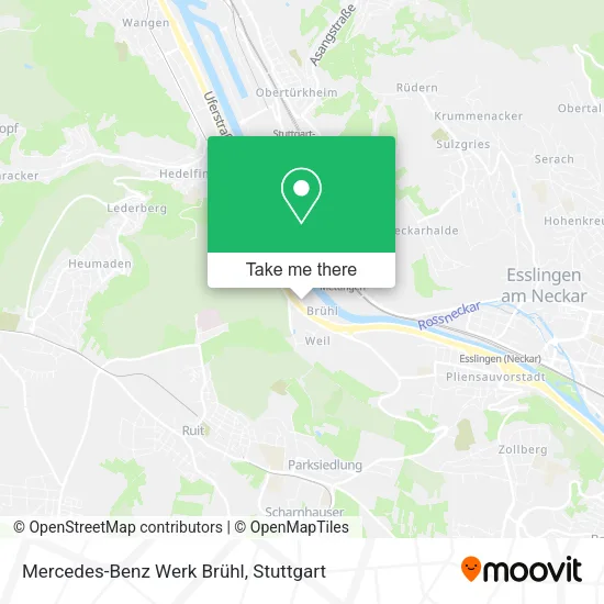 Карта Mercedes-Benz Werk Brühl