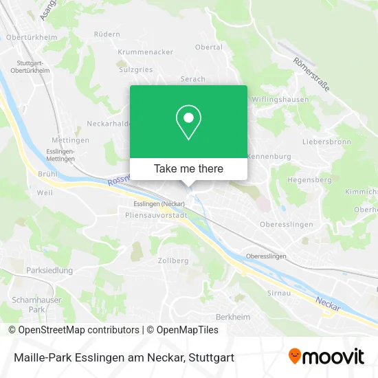 Карта Maille-Park Esslingen am Neckar