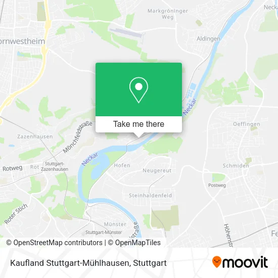 Карта Kaufland Stuttgart-Mühlhausen