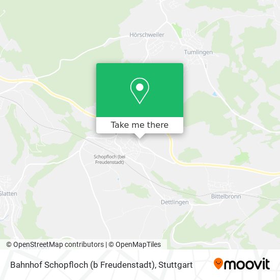 Bahnhof Schopfloch (b Freudenstadt) map