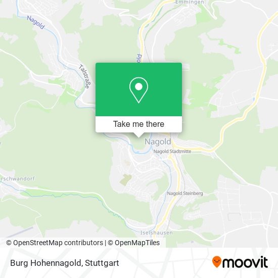 Карта Burg Hohennagold