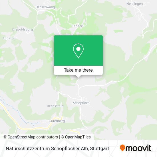 Карта Naturschutzzentrum Schopflocher Alb