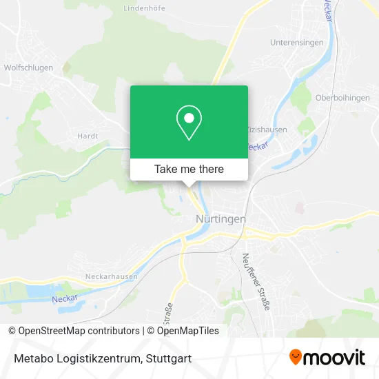 Metabo Logistikzentrum map