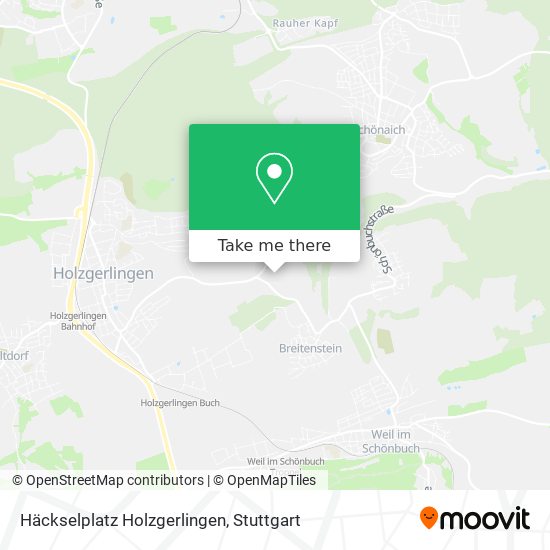 Häckselplatz Holzgerlingen map