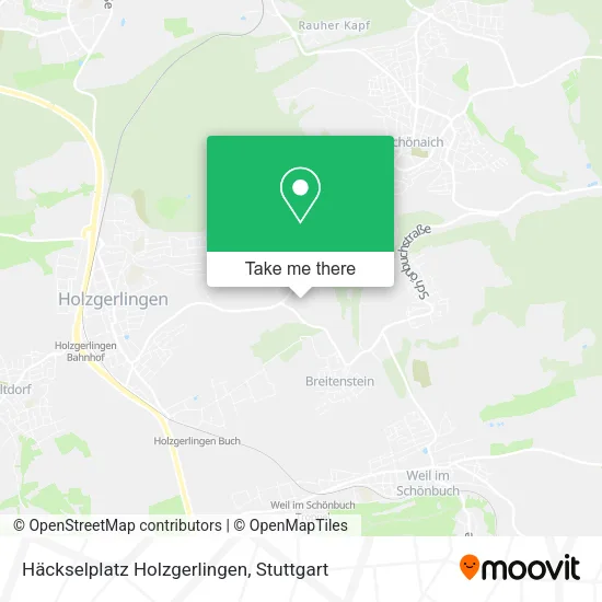 Карта Häckselplatz Holzgerlingen