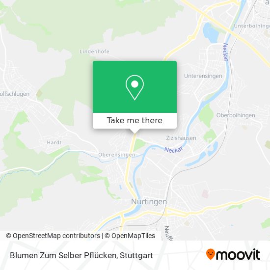Карта Blumen Zum Selber Pflücken