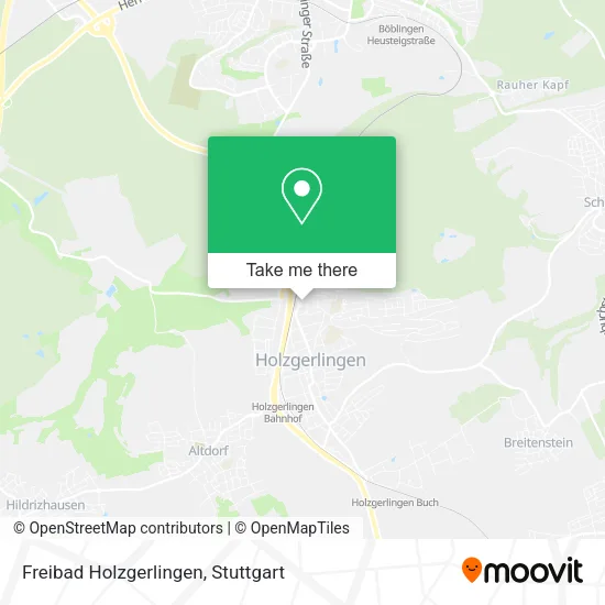 Карта Freibad Holzgerlingen